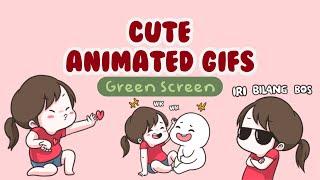 Cute Animated GIFs | Green Screen