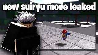 SUIRYU 4TH MOVE SNEAK-PEEK GOT LEAKED  + NEW SUIRYU MOVE COUNTER?! in The Strongest Battlegrounds