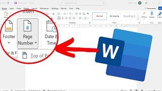How to insert page number in Word