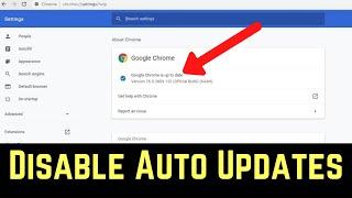 How To Disable Google Chrome Auto Update | Turn Off Auto Update Google Chrome (Easy Way)