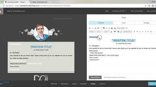 MailChimp - How To Create RSS Feed Email - by Cobalt Graphics