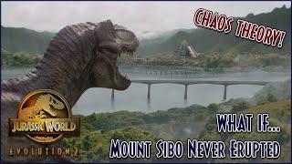 What If... Mount Sibo Never Erupted | Jurassic World Evolution 2 CHAOS THEORY