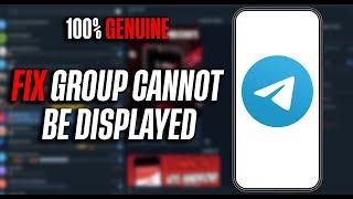 How to Fix Telegram Issue "This channel cannot be Displayed" - Easy Guide!