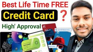 best Life Time Free Credit card 2025 Top 6 best Credit Card Full Review Hindi