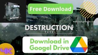 BigFilms Destruction Pack  -2022 | 4k Green Screen - Alpha  Free Download in Google Drive