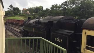 80136 departing Goathland