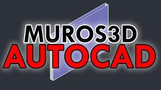 ¿COMO HACER MUROS 3D EN AUTOCAD?