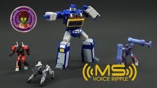 Stop Motion Review 117 - Magic Square Voice Ripple and Tapes Team (3rd Party Legends Soundwave)