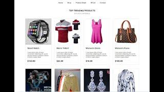 Complete Fashion Store Using Html CSS JavaScript | Source Code