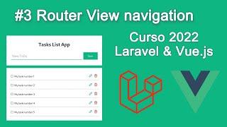 Curso Laravel 8 y Vue.js - Navegacion con Vue Router