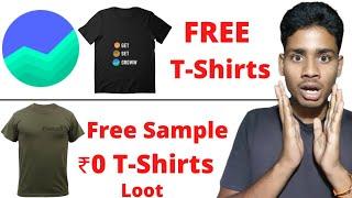 Groww App Free T-Shirts Loot | Online Free T-Shirt | New Free Sample in india | Online free shopping