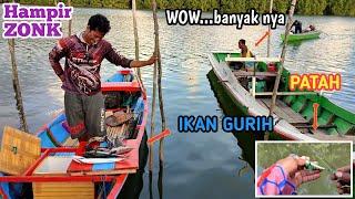 Mancing,Tarikan ikan besar di sungai, sampai mematahkan mata pancing..!!