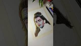 Lord Shiva drawing #viral #youtubeshorts #drawing #mahadev #shorts #shorts