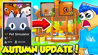 The AUTUMN UPDATE Is HERE In Pet Simulator X And It's AWESOME!