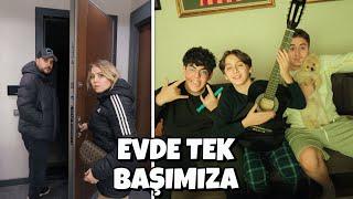 EVDE TEK BAŞIMIZA KALDIK !! ÇOK EĞLENDİK