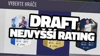 DRAFT  BEREM JEN NEJVYŠŠÍ RATING | BORCOVINKY A GÓLY RABONOU | FIFA 18 CZ