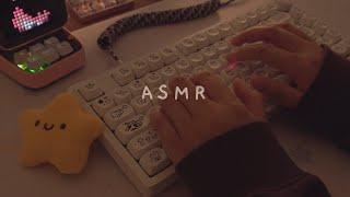 [Cozy ASMR] 2h typing on 5 different keyboards ️