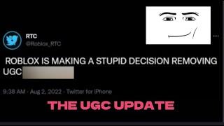 The Roblox UGC Update