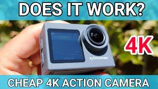 Does it work? CHEAP 4K Action Camera with Touch Screen Exprotrek