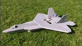 RC F-22 V1 with AIRBRAKES!