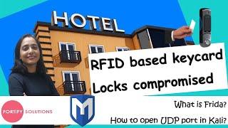 RFID based keycard locks compromised | saflock door vulnerability and mitigation | what is Frida?