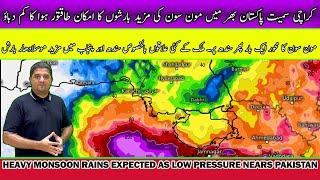 Vigorous Monsoon: Heavy Monsoon Rains Expected Across Pakistan Including Karachi