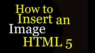 How to Insert an Image into website using HTML 5 Visual Studio Code Tutorial
