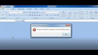 CARA MEMPERBAIKI FILE EXCEL YANG TIDAK BISA DIBUKA “There was a problem sending the command "