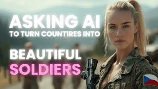 Asking AI To Turn All Countires Into Beautiful Soldiers!