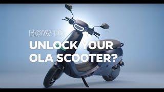 Learn how to unlock the Ola S1 | Ola Electric