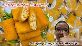 RISOL RAGOUT | OPEN PO PERTAMA LANGSUNG DAPET ORDERAN 175PCS, ORDERAN UNTUK JAM 4.30 START MAGHRIB