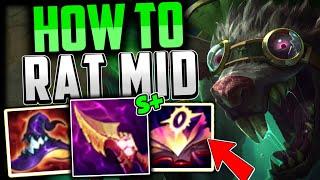TWITCH MID IS A MENACE (BEST BUILD/RUNES) How to Twitch Mid & Carry Season 14 League of Legends