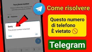 Come risolvere Telegram: questo numero di telefono è vietato! [Recuperare]