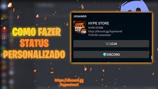 COMO FAZER STATUS PERSONALIZADO NO DISCORD!(PELO CELULAR) [2023]