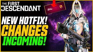 REACTOR CHANGES INBOUND! + Weapon Buffs & New XP Farms! // The First Descendant Hotfix 1.1.5 & More