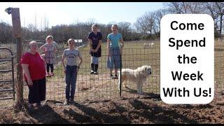 Large Family TEAMWORK! Springtime Farm Tasks with Our Family of Nine!