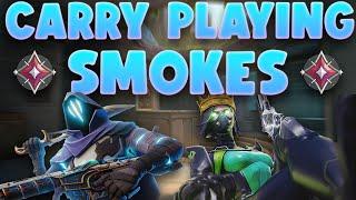 How to CARRY PLAYING SMOKES in VALORANT - (BEGINNERS GUIDE)