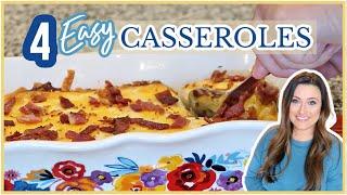 4 INCREDIBLE Casserole Recipes that will save you SO MUCH time! | Cook Clean And Repeat