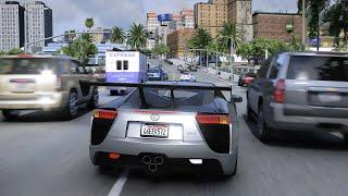 GTA 5 Unreal Engine 5 Graphics Mod Concept With Enhanced Real Life Traffic Showcase On RTX4090