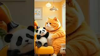 cat care panda #cat #bille #panda#viralvideo #viralshorts