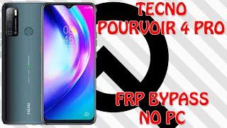 Tecno Pouvoir 4 Pro LC8 Android 10 Google Account Bypass