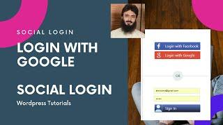 Add Login, signup with google to wordpress website