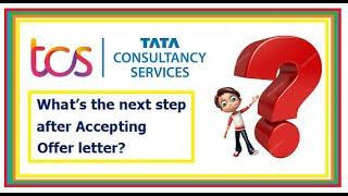 What's the next step after accepting TCS Offer letter?
