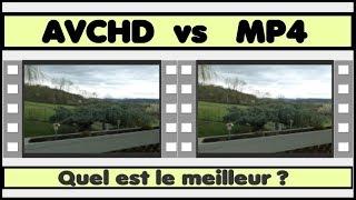 AVCHD vs MP4 - Comparison in pictures