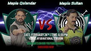Maple Sultan vs Maple Qalandar: Maple Leaf Dealers Cricket League 2019 Season 5
