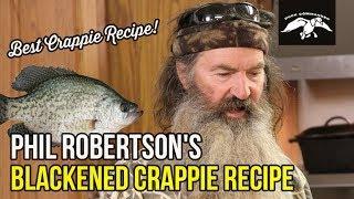 Phil Robertson's Mouth-Watering Blackened Crappie and Fried Frog Legs FULL RECIPES