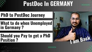 PhD to PostDoc in Germany | Unemployment After Finishing PhD | Life after PhD in Germany