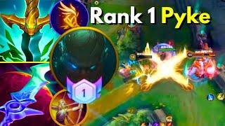 Rank 1 Pyke (JGL) | 4 Games | MVP | Legendary Rank 5006 LP | Wild Rift China