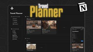 Ultimate Travel Planning Notion Template Tour