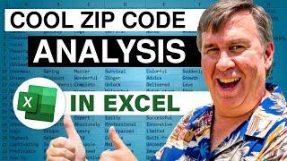Excel Zip Code Analysis: Cool Ways to Analyze Zip Codes In Excel - Episode 2285